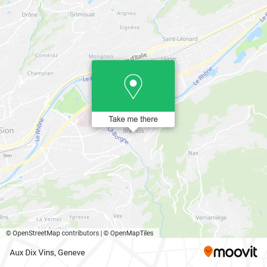 Aux Dix Vins map