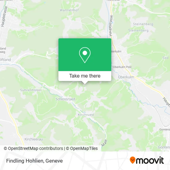 Findling Hohlien map