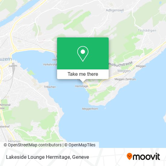 Lakeside Lounge Hermitage map