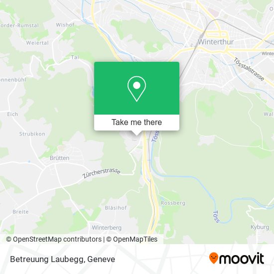 Betreuung Laubegg map