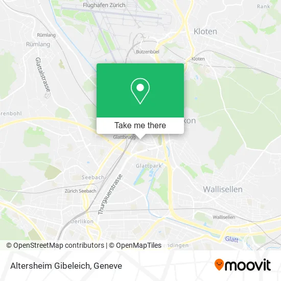 Altersheim Gibeleich map