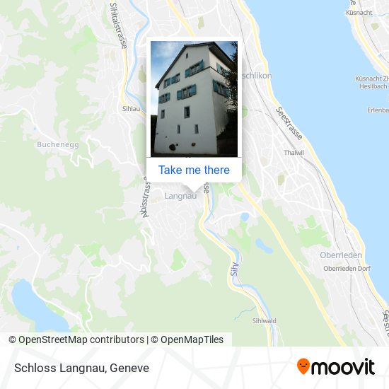 Schloss Langnau map