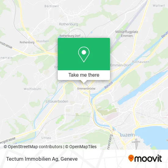 Tectum Immobilien Ag map