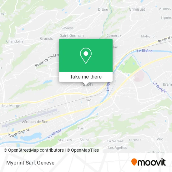 Myprint Sàrl map
