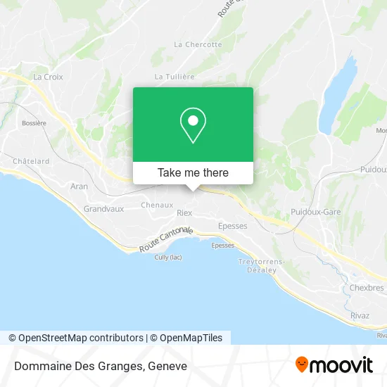 Dommaine Des Granges map