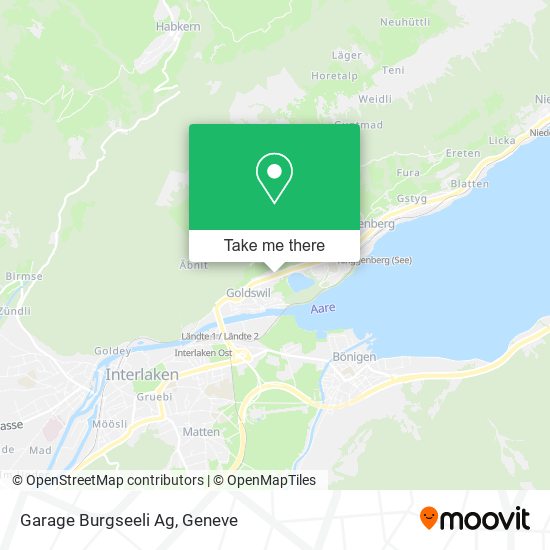 Garage Burgseeli Ag map