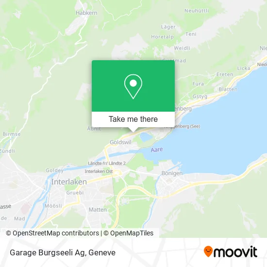 Garage Burgseeli Ag map
