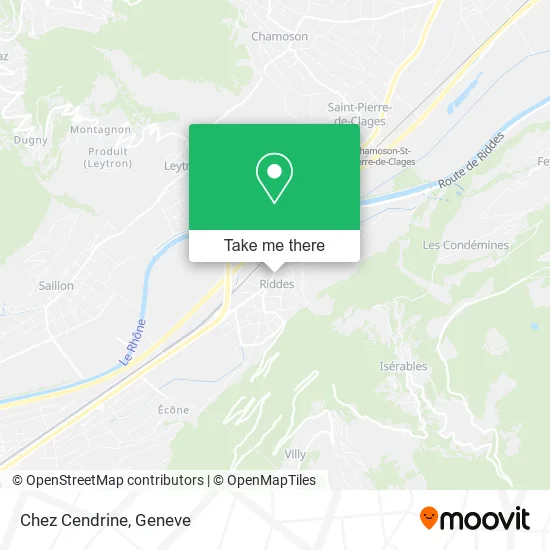 Chez Cendrine map