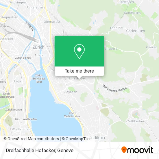 Dreifachhalle Hofacker map