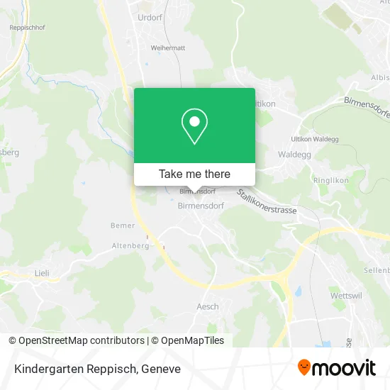 Kindergarten Reppisch map