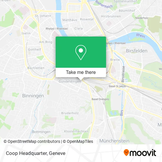 Coop Headquarter map