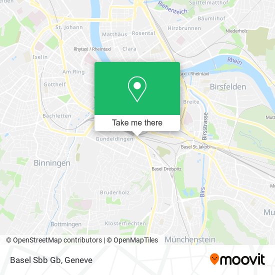 Basel Sbb Gb map