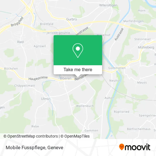 Mobile Fusspflege map
