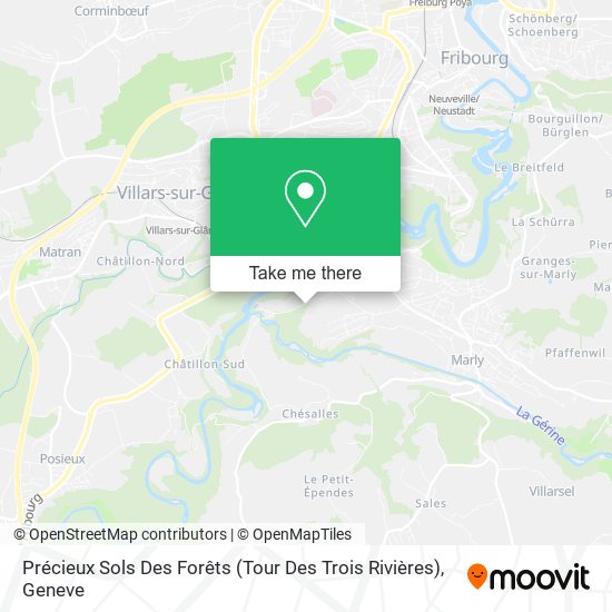 Précieux Sols Des Forêts (Tour Des Trois Rivières) map