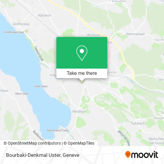 Bourbaki-Denkmal Uster map