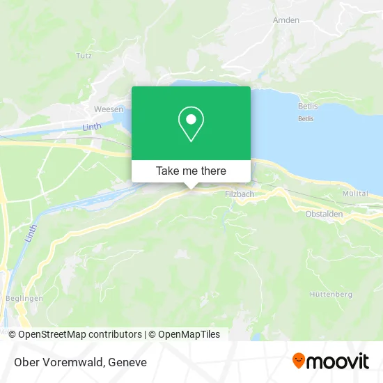 Ober Voremwald map