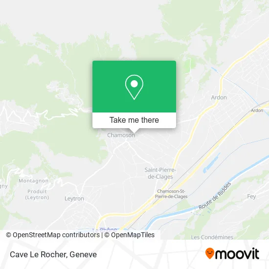 Cave Le Rocher map