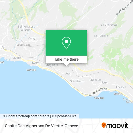 Capite Des Vignerons De Vilette map