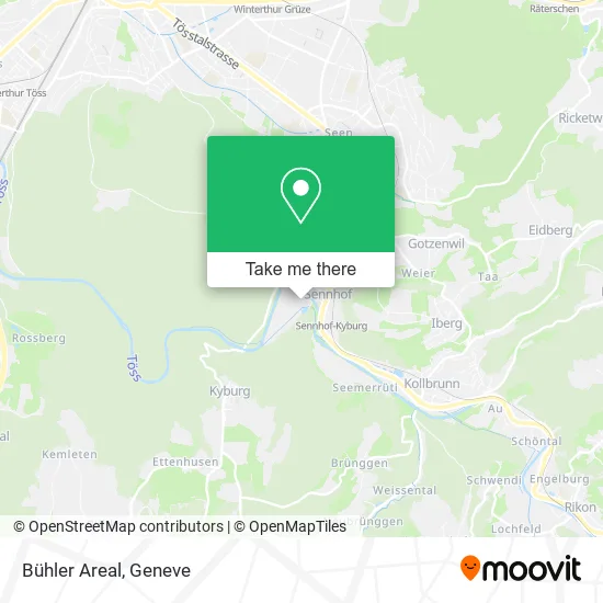 Bühler Areal map