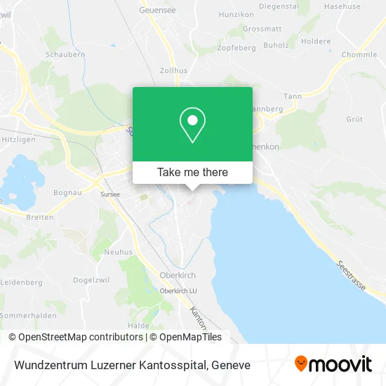 Wundzentrum Luzerner Kantosspital map