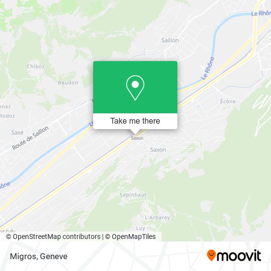 Migros map