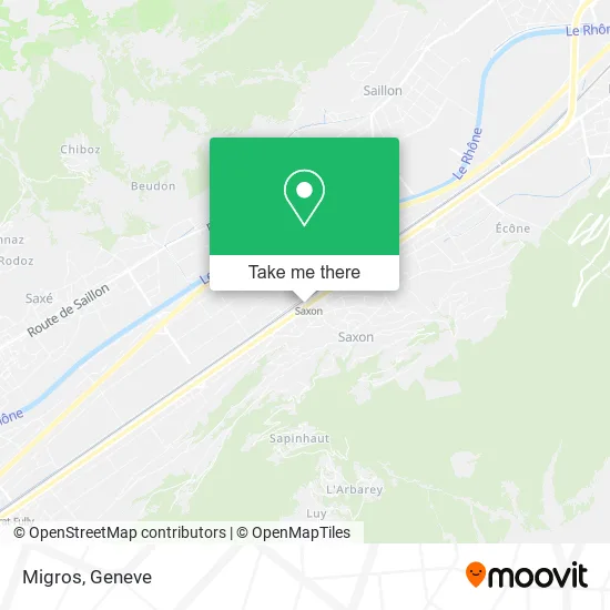 Migros map
