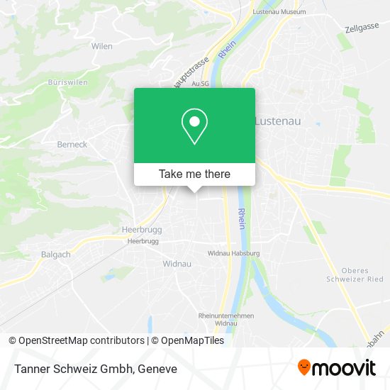 Tanner Schweiz Gmbh map