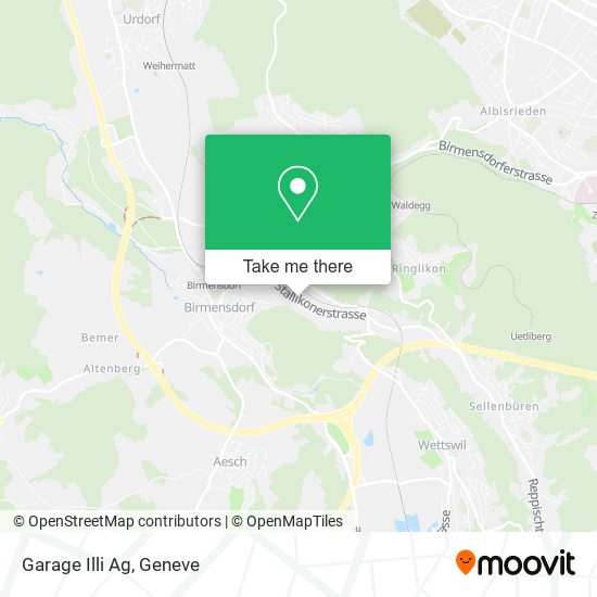 Garage Illi Ag map