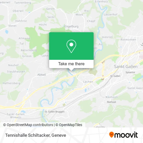 Tennishalle Schiltacker map