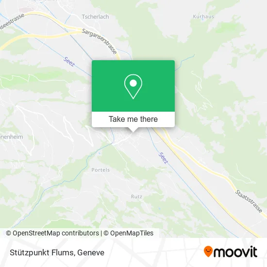 Stützpunkt Flums map