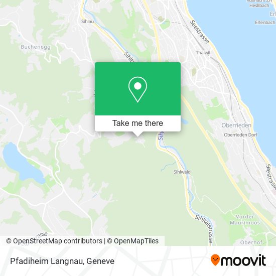 Pfadiheim Langnau map