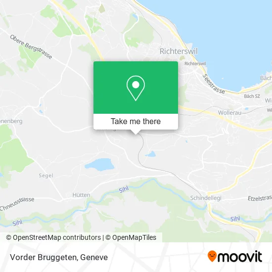 Vorder Bruggeten map