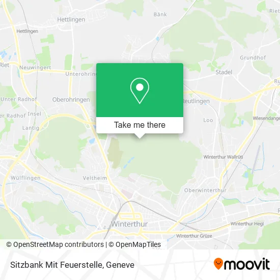 Sitzbank Mit Feuerstelle map