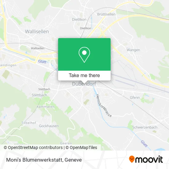 Moni's Blumenwerkstatt map