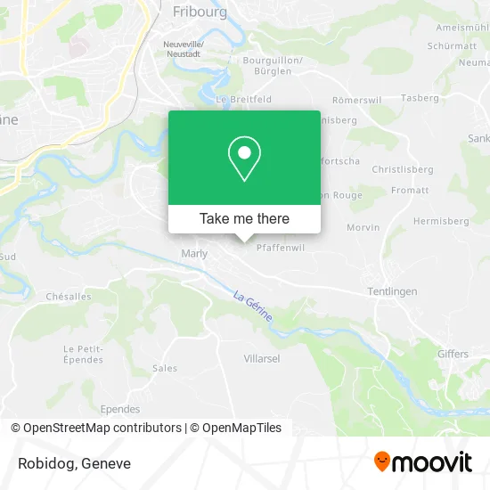 Robidog map