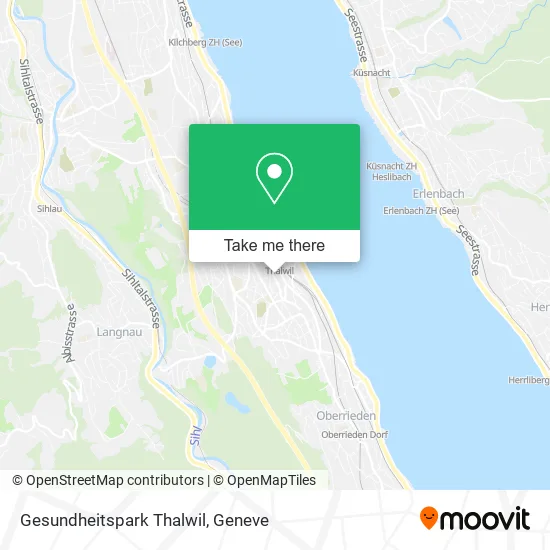 Gesundheitspark Thalwil map