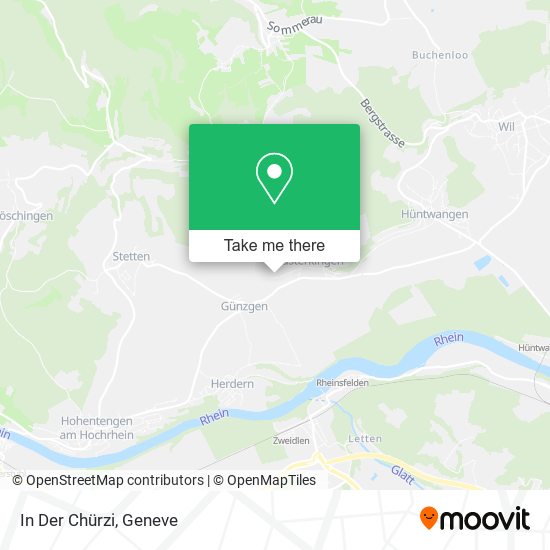 In Der Chürzi map