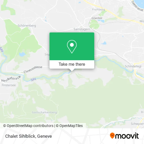 Chalet Sihlblick map