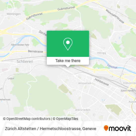 Zürich Altstetten / Hermetschloostrasse map