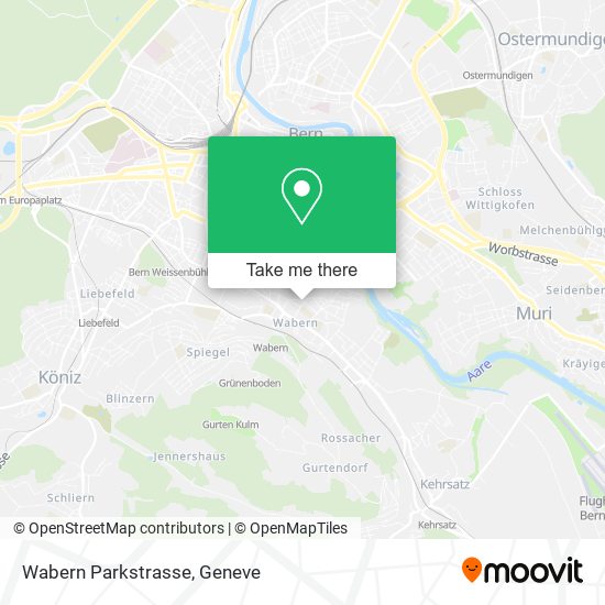 Wabern Parkstrasse map