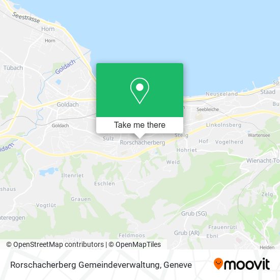 Rorschacherberg Gemeindeverwaltung plan