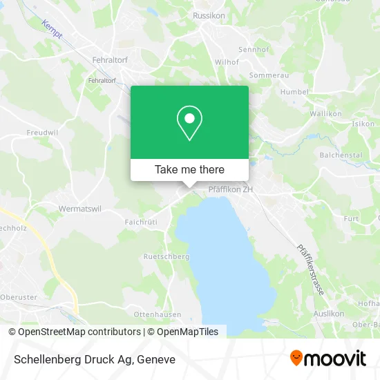 Schellenberg Druck Ag map