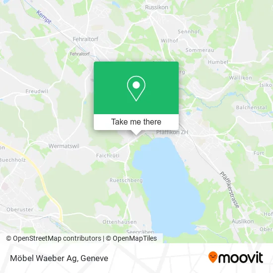 Möbel Waeber Ag map