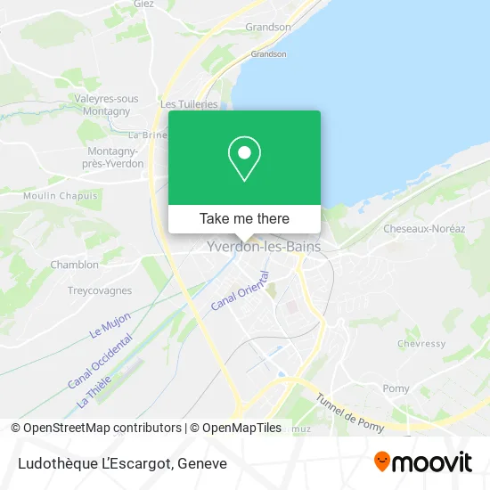 Ludothèque L’Escargot plan