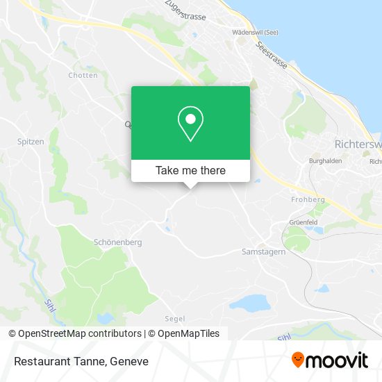 Restaurant Tanne map