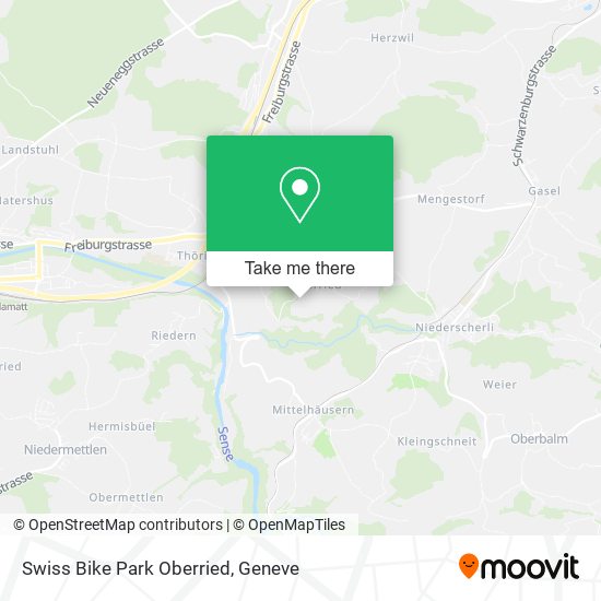 Swiss Bike Park Oberried map