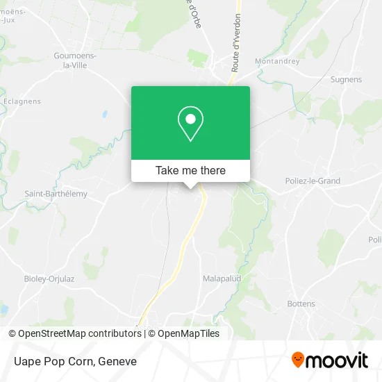 Uape Pop Corn map