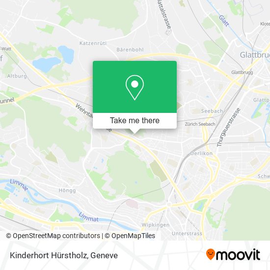 Kinderhort Hürstholz map