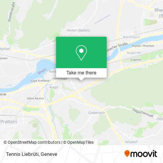 Tennis Liebrüti map