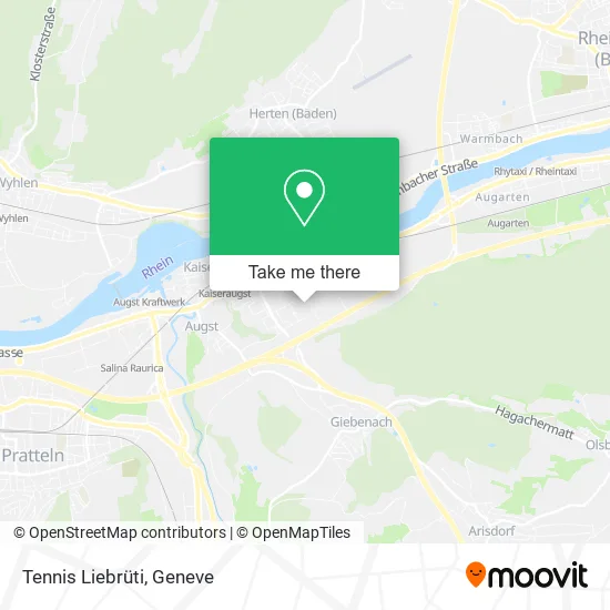 Tennis Liebrüti map